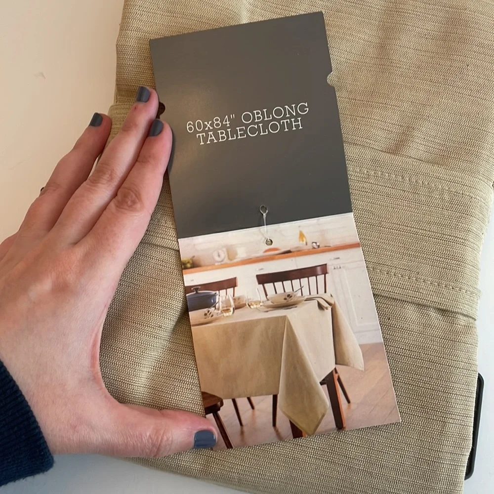 Threshold 60x84” oblong tablecloth